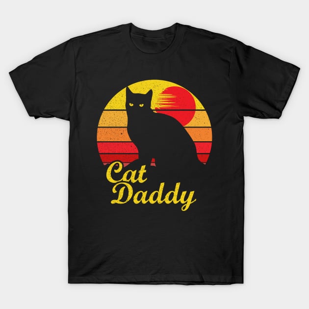 Cat Daddy Best Cat Dad T-Shirt by DARSHIRTS